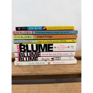Judy Blume Book Lot 8 Paperbacks Are You There God Margaret Superfudge Deenie
